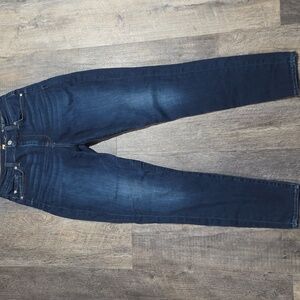 7 For All Mankind Jeans Women's Size 28 Blue High Waist Ankle Skinny Stretch